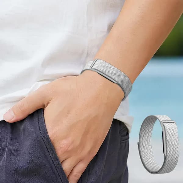 milochic Смарт-часы Fitbit Air, светло-серый