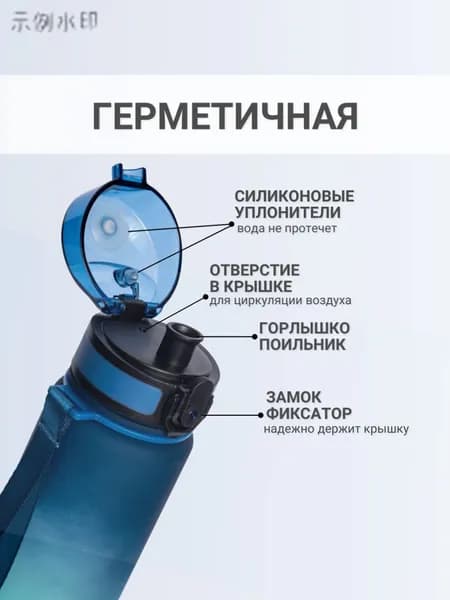 Спортивная бутылка, 1000 мл