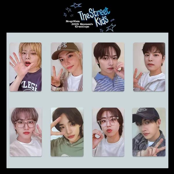 STRAY KIDS Карточки Straykids Коллекционная карточка карты 5.4*8.6cm 8 шт