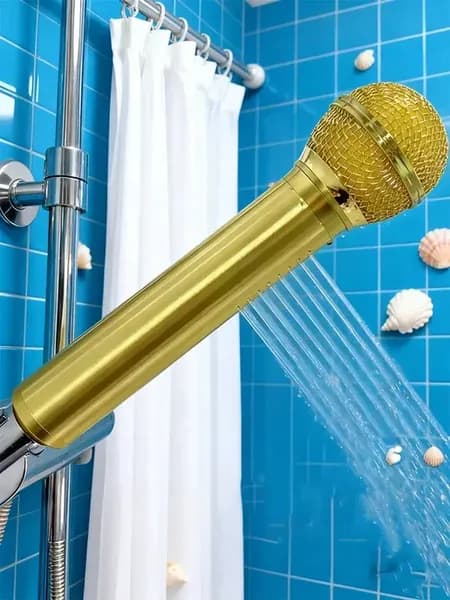 Креативный душ с микрофоном