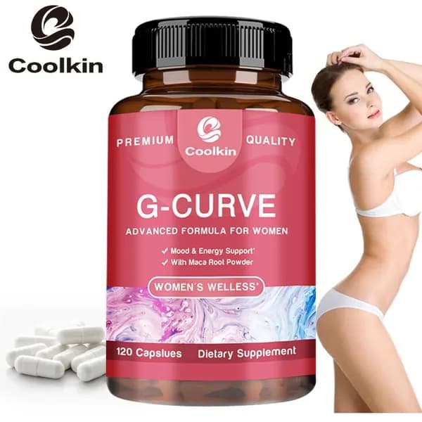 Coolkin G-Curve поддерживает энергию, настроение и здоровье женщин. 120 капсул