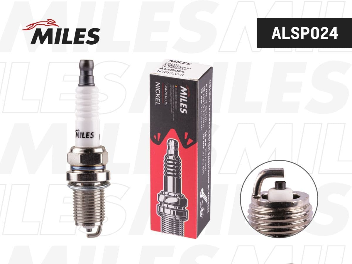Свеча зажигания MILES ALSP024 Для TOYOTA Auris, Corolla, Camry, Avensis, Probox, Carina, Caldina Corona isis bB Mark/Chaser/Cresta RAV4