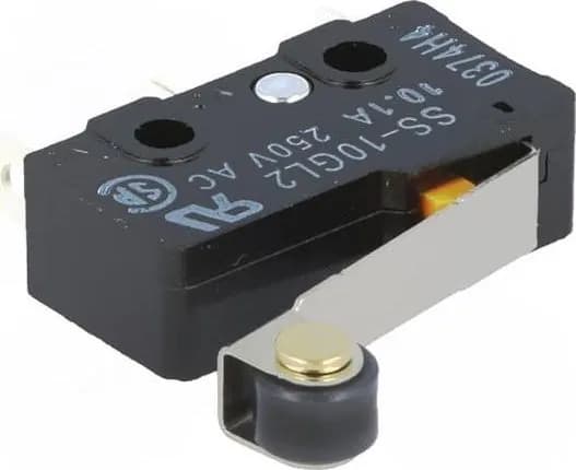 OMRON SS-10GL2 Микропереключатель SNAP ACTION; с рычагом (с роликом); SPDT, 1шт