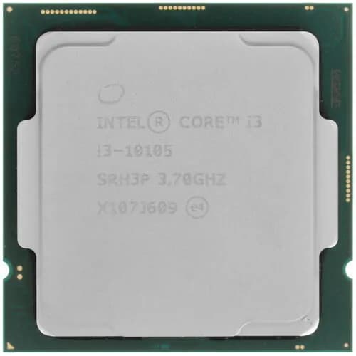 Процессор Intel Core i3-10105 OEM (CM8070104291321) - LGA 1200, 4 x 3.7 ГГц, L3 - 6 МБ, 2хDDR4-2666 МГц, Intel UHD Graphics 630, TDP 65 Вт