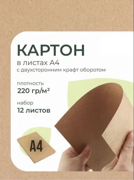 Картон, количество листов: 12