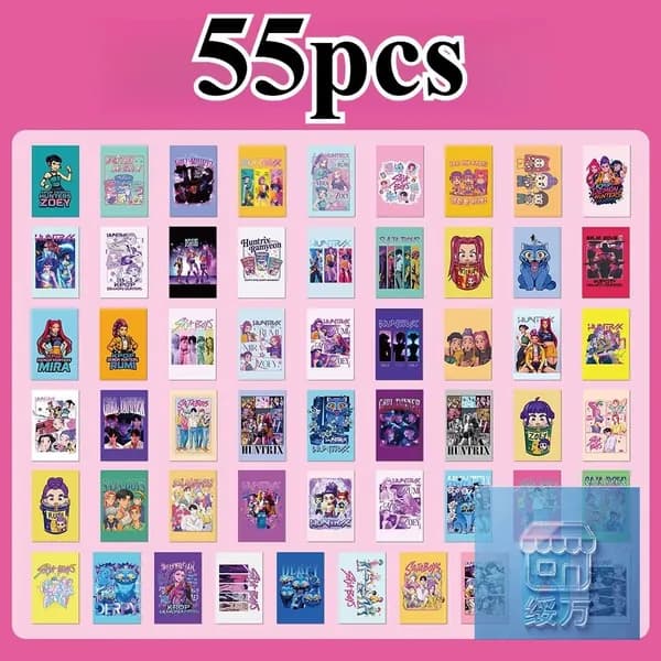 50 Шт. Карточки для скрапбукинга.KPop Demon Hunters