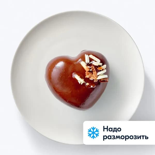 Пирожное муссовое "Брауни шоколадное" 90 г, от Шеф-кондитера Ozon fresh, замороженное