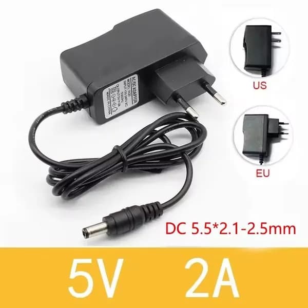 Блок питания 220/ 5V DC 2A 5,5mm