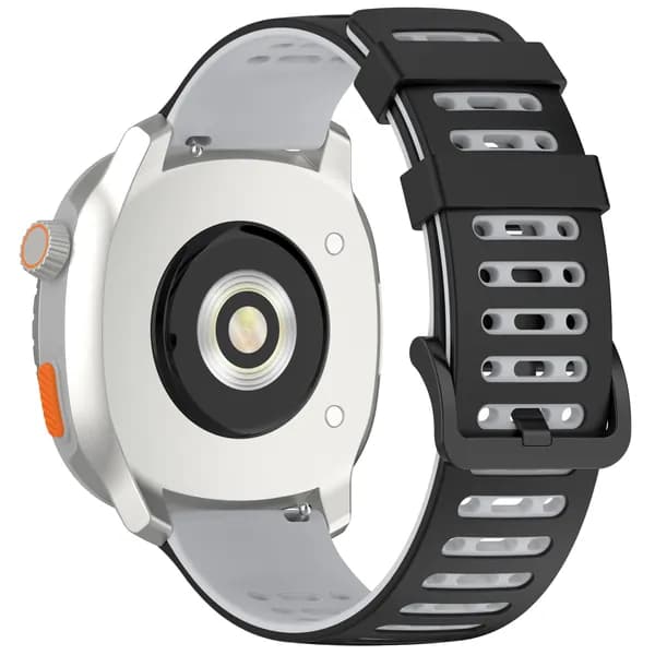 22 мм Двухцветный силиконовый ремешок для HUAWEI Watch GT5/4/3Pro 46 мм/GT3 GT2 46 мм/GT2 Pro, Дышащий спортивный ремешок