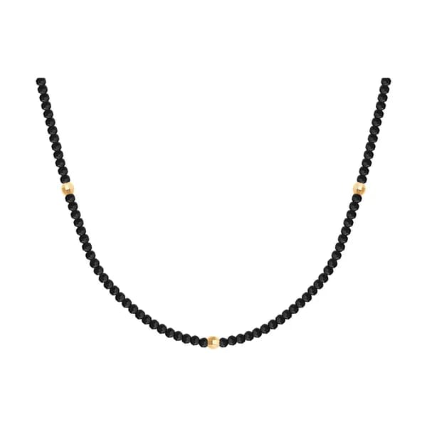 Золотое колье DIAMANT-ONLINE с шпинелью 585 пробы