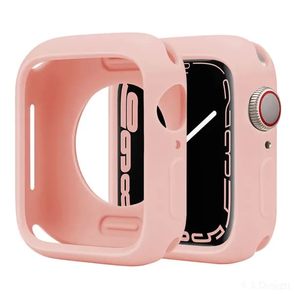 Чехол для Apple watch 1 2 3 4 5 6 SE 38mm 40mm, Силиконовый