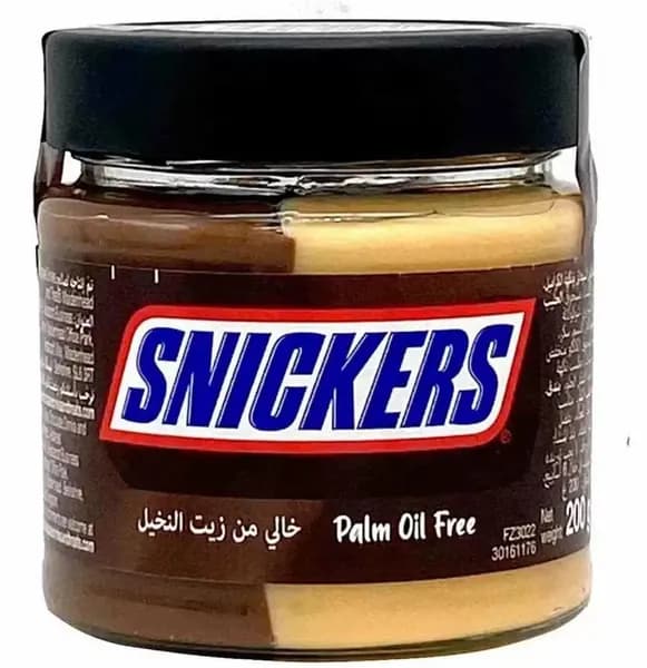 Шоколадная паста Snickers 200 гр.