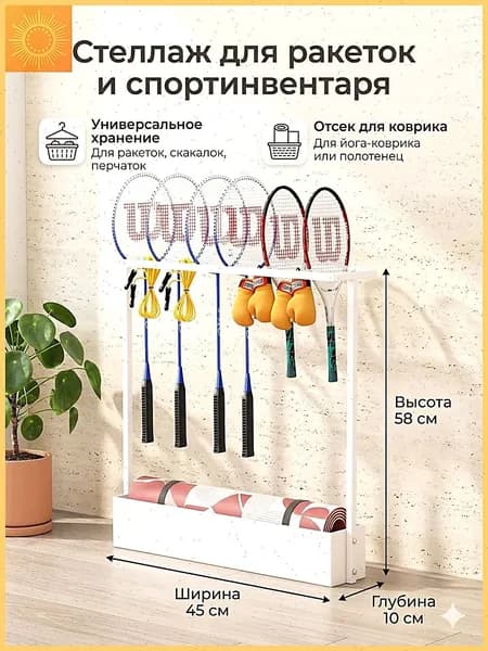Стеллаж для спортивного инвентаря