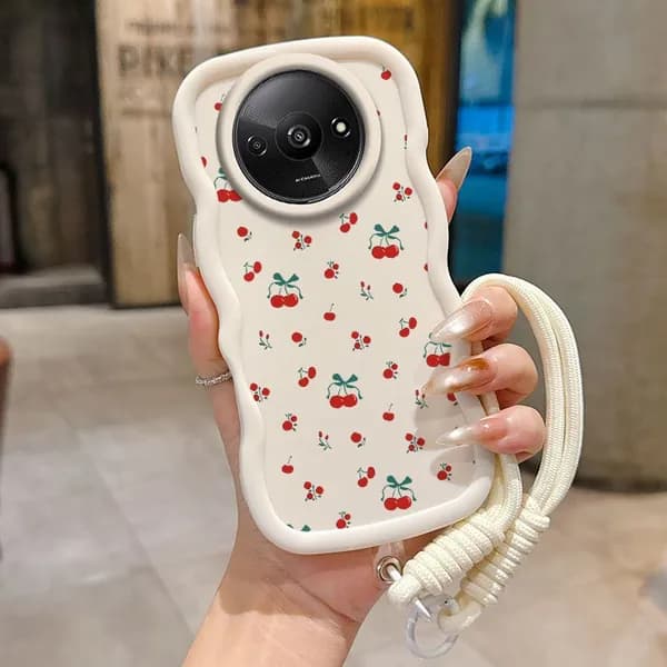 чехол для и браслет Redmi A3 с Лук вишня