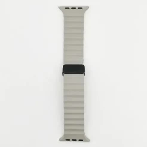 Силиконовый фмехок для Apple watch Ultra49 44 45 42мм,фмехок с магнитной пря фкой для iwatch9 8 7 6 5 4se