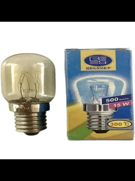 Belsvet Лампочка E14 15w 220v 300 градусов для духовки 2шт