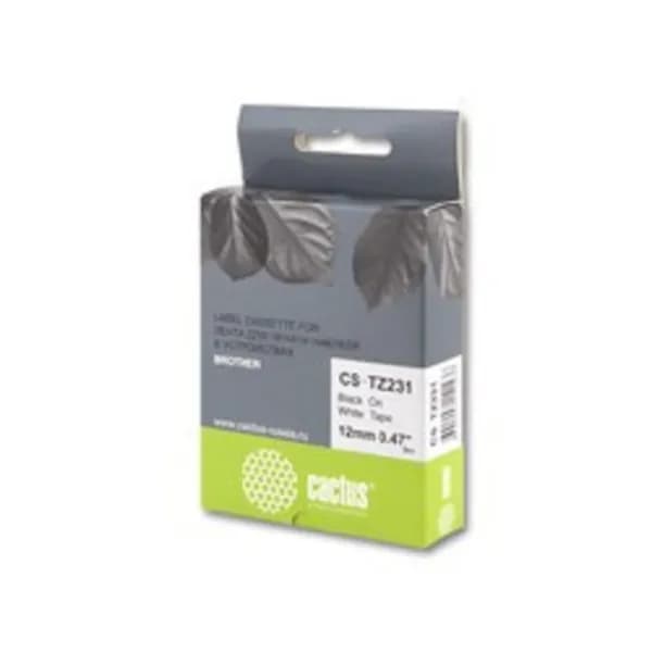 Cactus TZ-231 Лента CS-TZ231 для печати наклеек