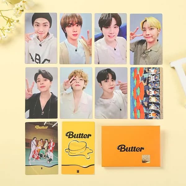 Карточка KPOP BTS BUTTER альбом / JUNGKOOK JIMIN SUGA V к поп карты / Набор 9/11 штук