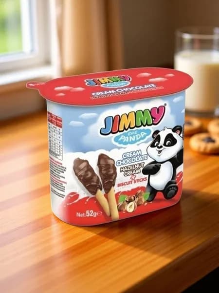 Паста ореховая с бисквитными палочками JIMMY, 52 гр.