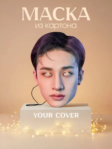 Маска Бан Чан Stray Kids Картон