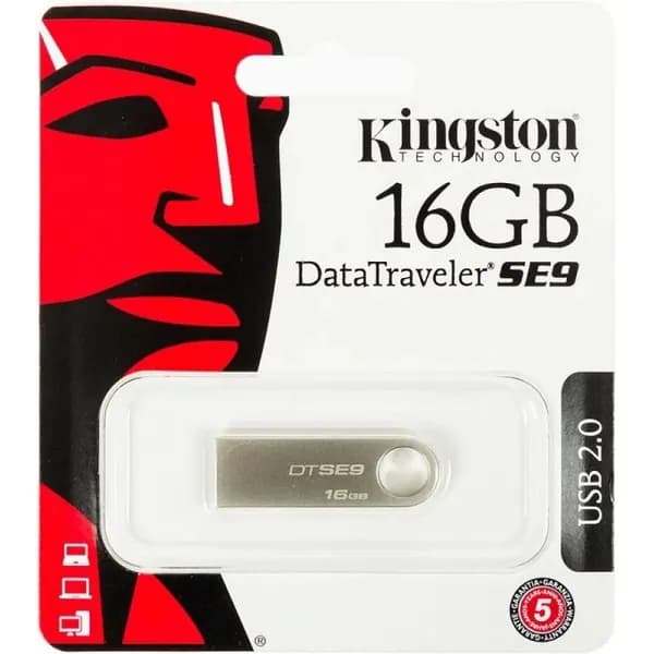 USB 2.0 флешка 16Gb - Flash накопитель / Внешний флеш-диск / Электроника