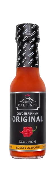 Соус Costa Caliente Scorpion перечный, красный, 90 мл