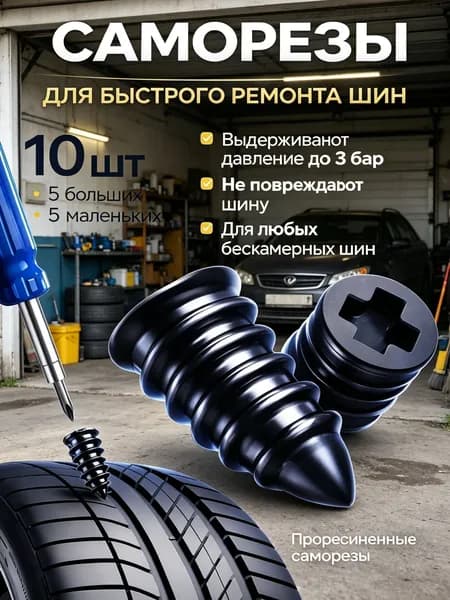 Набор для ремонта шин, 10 шт.