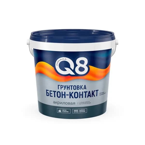 Грунтовка бетон-контакт Formula Q8, 1,4 кг