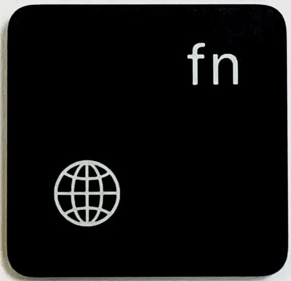 Кнопка клавиша Fn Macbook Air, Pro M1 2019-2022