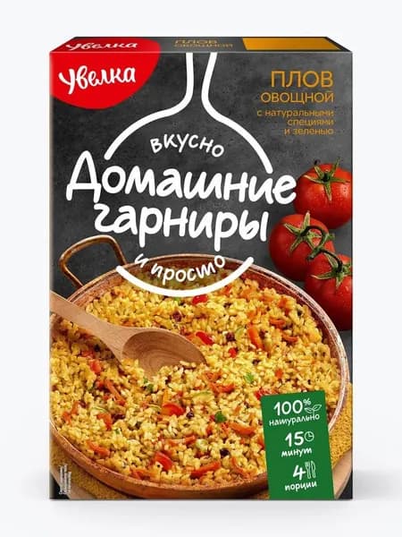 Смесь для гарнира Увелка плов овощной, 2 пакетика по 150 г, 300 г