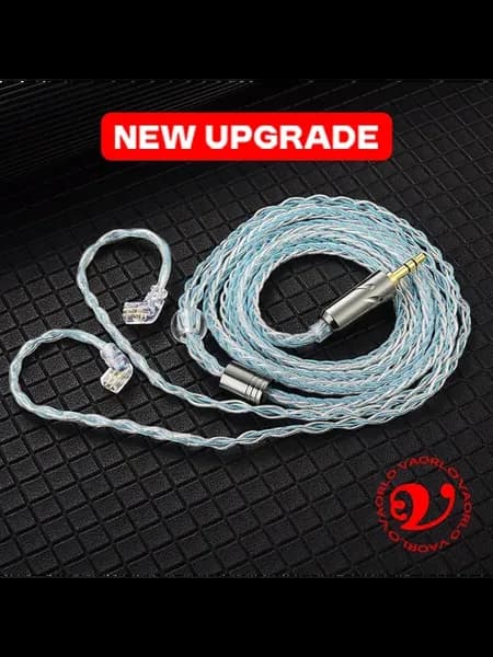 Кабель T1 для наушников из посеребренной меди New Blue