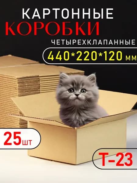 коробка картонная для хранения 25 шт