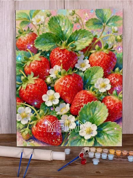 Набор для цифровой живописи, 30х40 см, 18 цветов