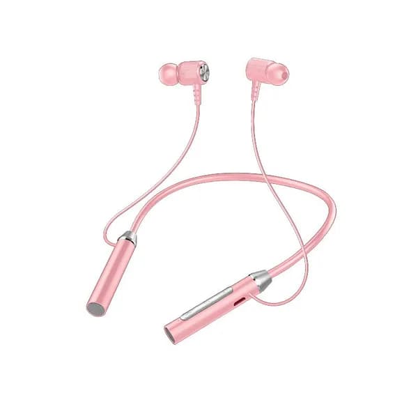 Наушники беспроводные с микрофоном, Bluetooth, microUSB, розовый