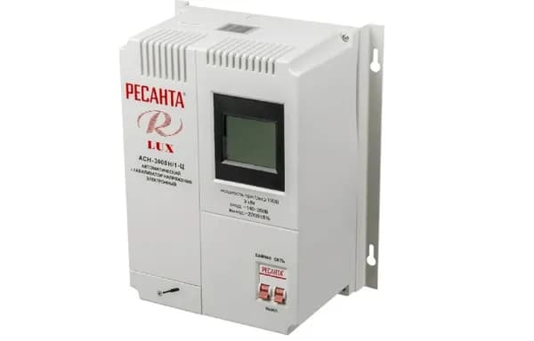Стабилизатор АСН-3000Н/1-Ц Lux (РЕСАНТА)