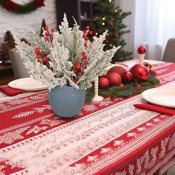 Рождественская хвоя, ягодные ветки, Новый год,1 комплект(2 шт)