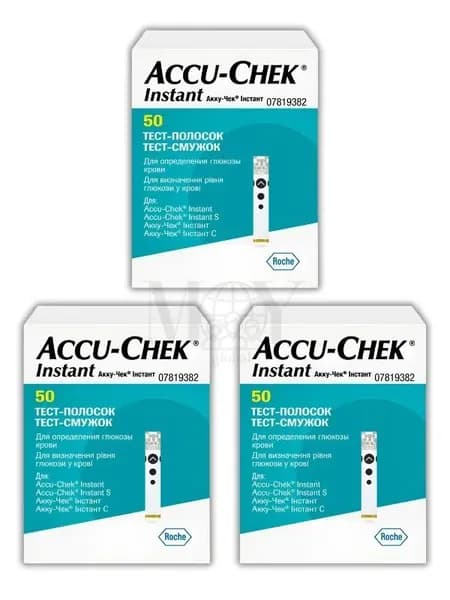 Accu-Chek Instant, тест-полоски, 150 шт. (10.27)