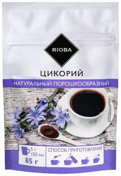 RIOBA Цикорий натуральный порошкообразный 85 г