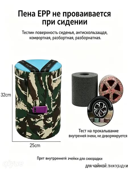 Садовый стул, Пенополиуретан, 25х25х30 см, 1 шт