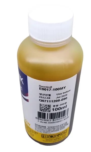 Чернила InkTec E0017 для L800 T6734/T6744 100мл yellow