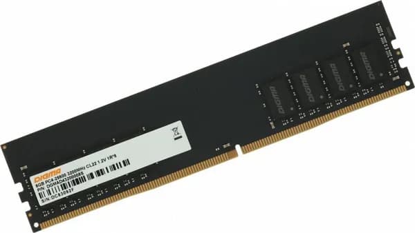 Digma Оперативная память DGMAD43200008D DDR4, 3200 МГц, 1 x 8 ГБ (DGMAD43200008D)
