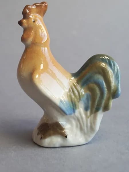 Статуэтка "Петух". Фарфор, ЛФЗ. СССР, 1980-1990. тип 8