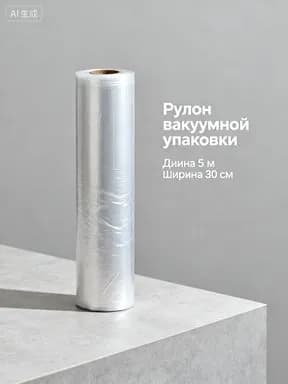Пакеты для вакууматора прозрачные для длительного хранения и заморозки пищевых продуктов, набор из 15 cm*500cm, универсальные для кухни