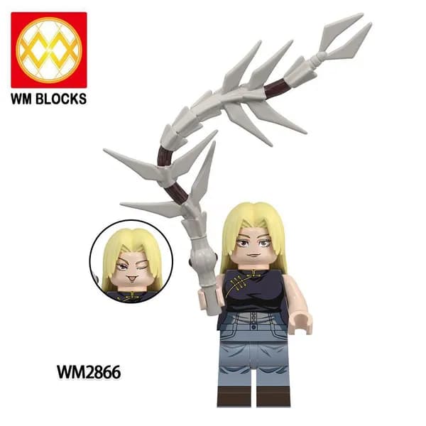 WM6201 Дзюдзюцу Кайсен, ТВ, кино, минифигурки, строительные блоки, совместимые с Lego.