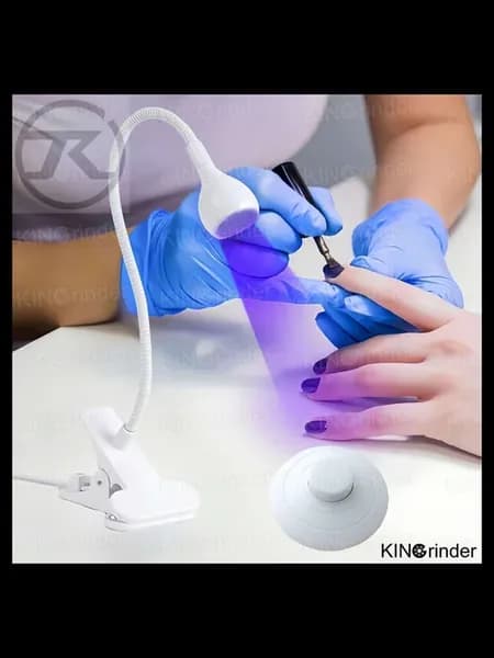 USB-лампа для гель-лака с педалью, UV LED, 5 Вт