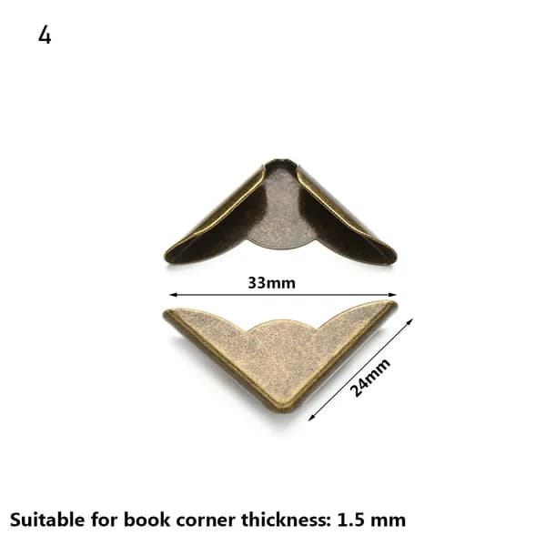 4Pcs Книжный уголок протектор