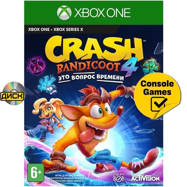 Игра XBOX ONE Crash Bandicoot 4 Это Вопрос Времени (Xbox One, Русские субтитры)