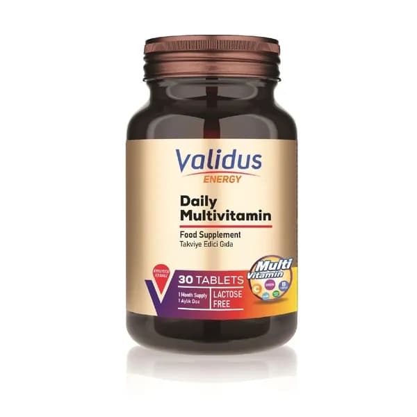Validus Валидус Energy Daily мультивитамин 30 таблеток