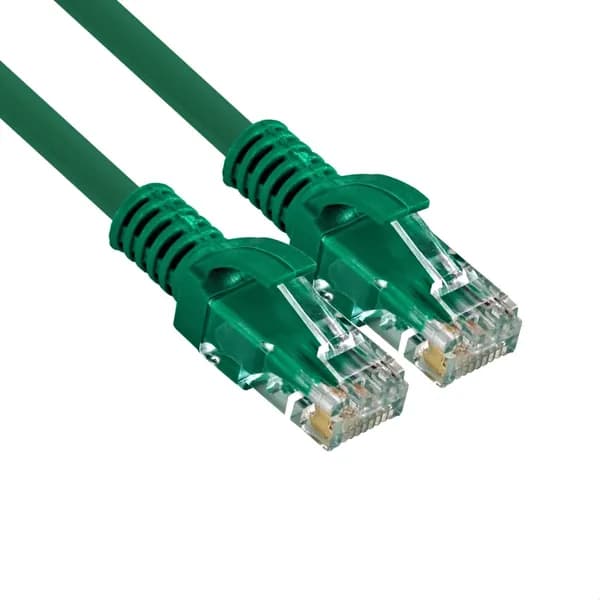 Патч-корд RJ-45 ExeGate 1м, Cat.6, ПВХ Зеленый EX297188RUS