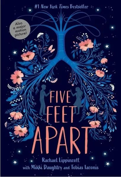 Книга Five Feet Apart, Rachael Lippincott, Paperback, молодёжный роман, английский язык